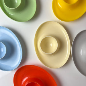 Set: 6x Eierbecher bunt Kunststoff