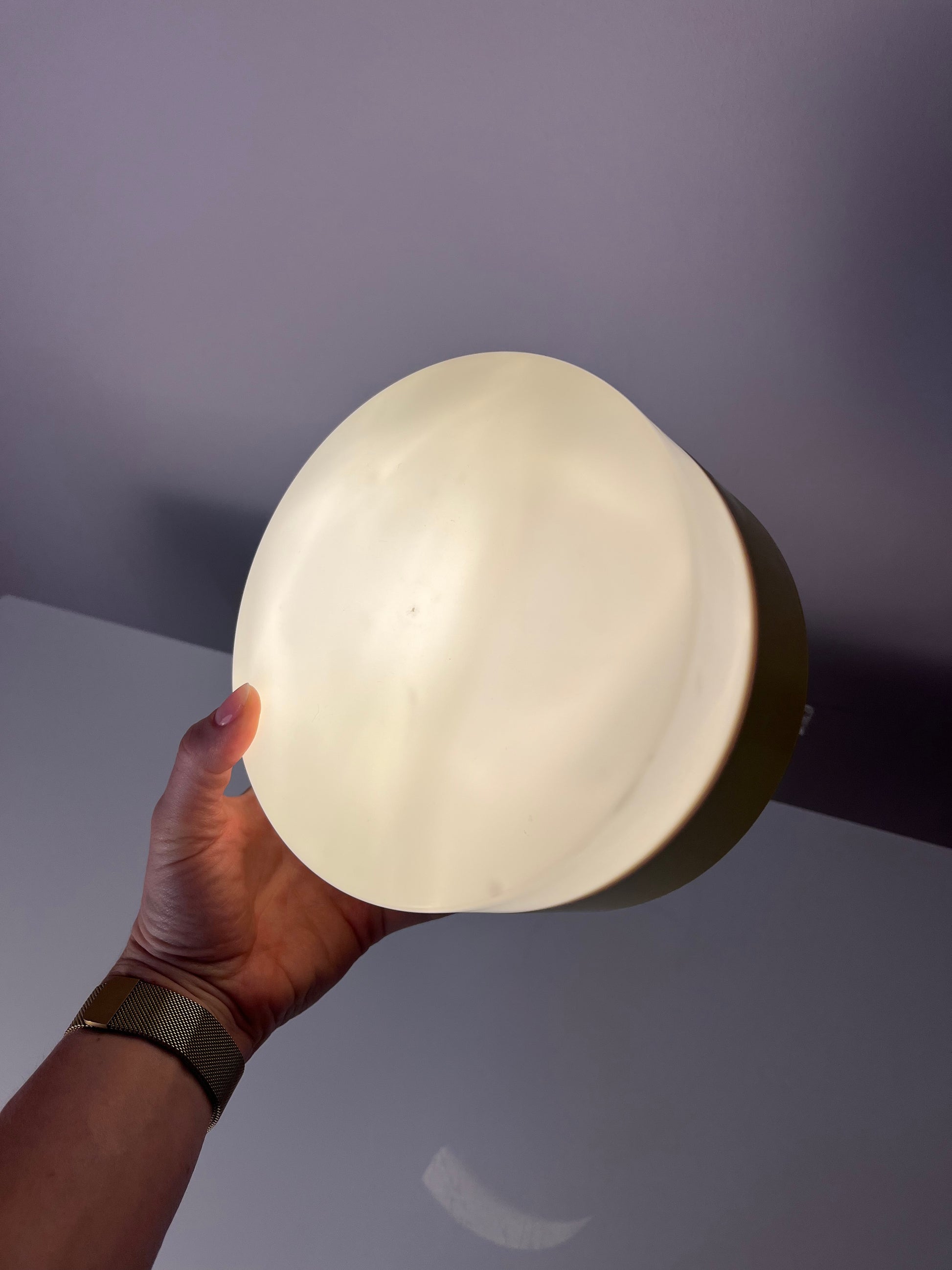 Wandlampe gelb weiß aus Dänemark