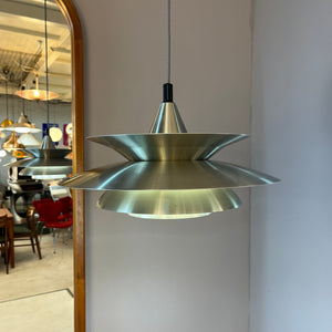 Lamellenlampe silber aus Dänemark