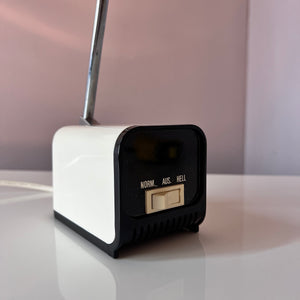 Tischlampe Modell 1001 weiß mit Teleskoparm von Karstadt