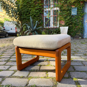 Ottoman Teak Wolle von Holstebro Møbelfabrik