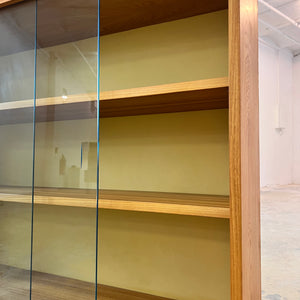 Vitrine / Bücherregal mit Glastüren Typ 605 auf Hairpinlegs von Herbert Eilenberg für Hellerau