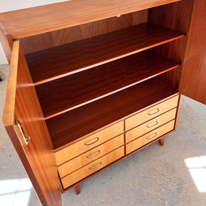 Wäscheschrank Modell Herrenkommode von Gebr. Lübke