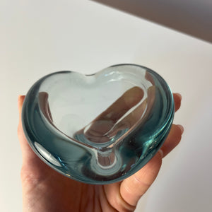 Aschenbecher hellblau Glas von Per Lütken von Holmegaard