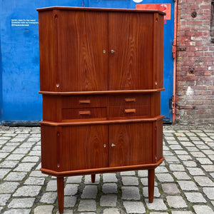Eckschrank Teak von Aulum Møbelfabrik