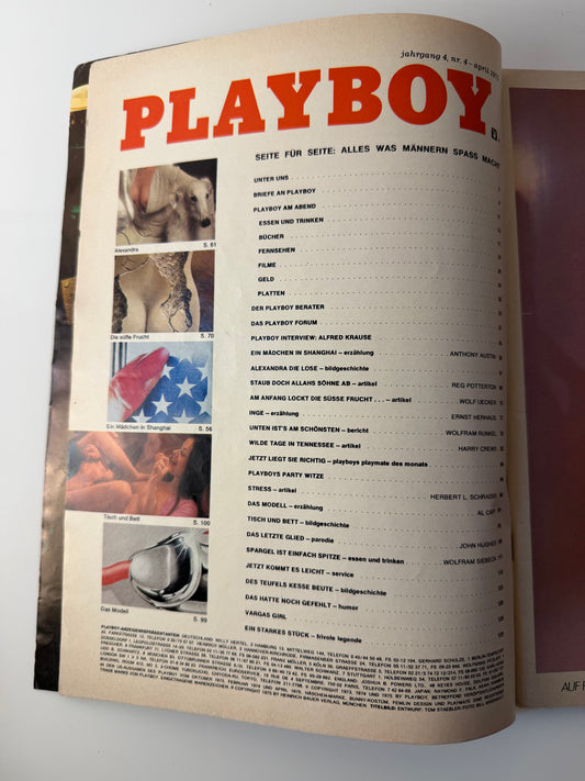 Playboy - Deutsche Ausgabe April 1975