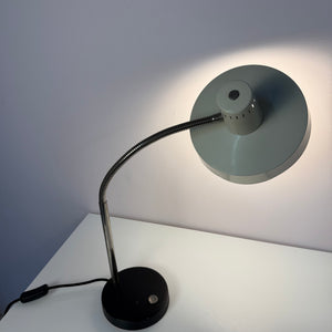 Schreibtischlampe altweiß mit beweglichem Arm