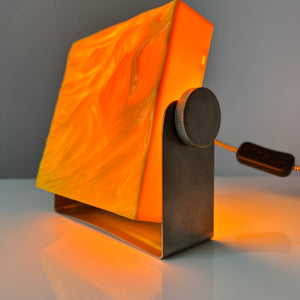 Tischlampe gelb von Uwe Mersch