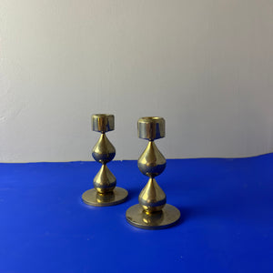 Kerzenständer vergoldet von Hugo Asmussen für Asmussen Design