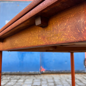 Kleiner ausziehbarer Esstisch Teak aus Dänemark