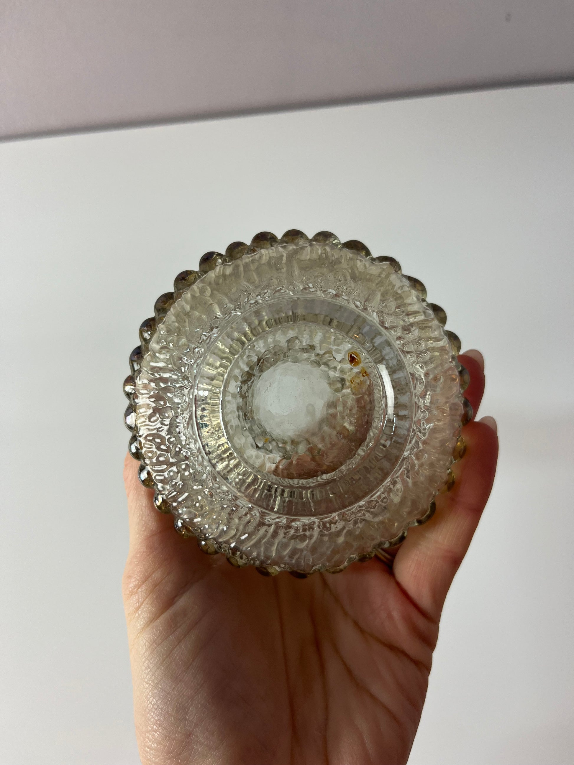 Vase Eisglas von Timo Sarpaneva für Iittala