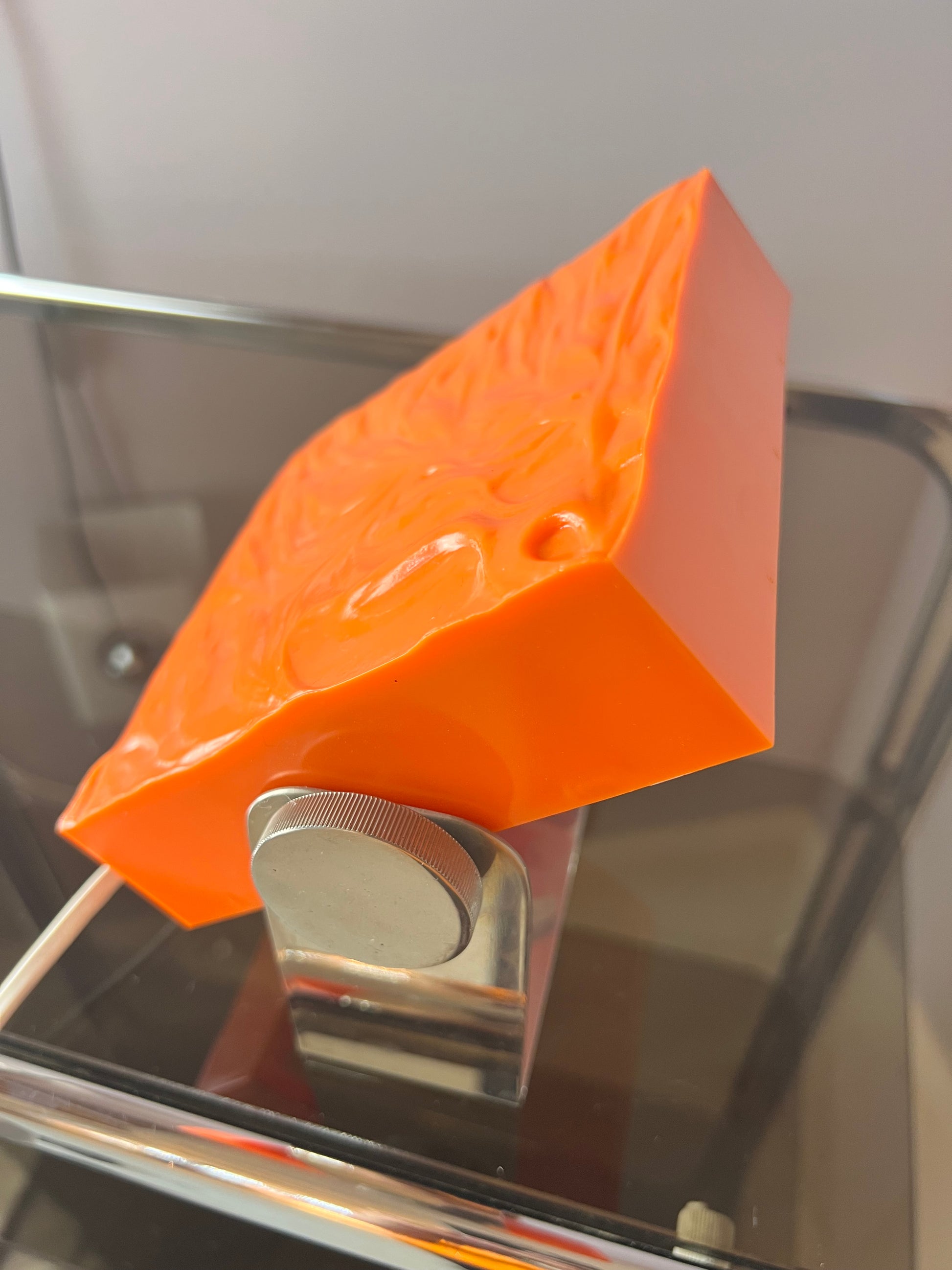 Tischlampe orange von Uwe Mersch