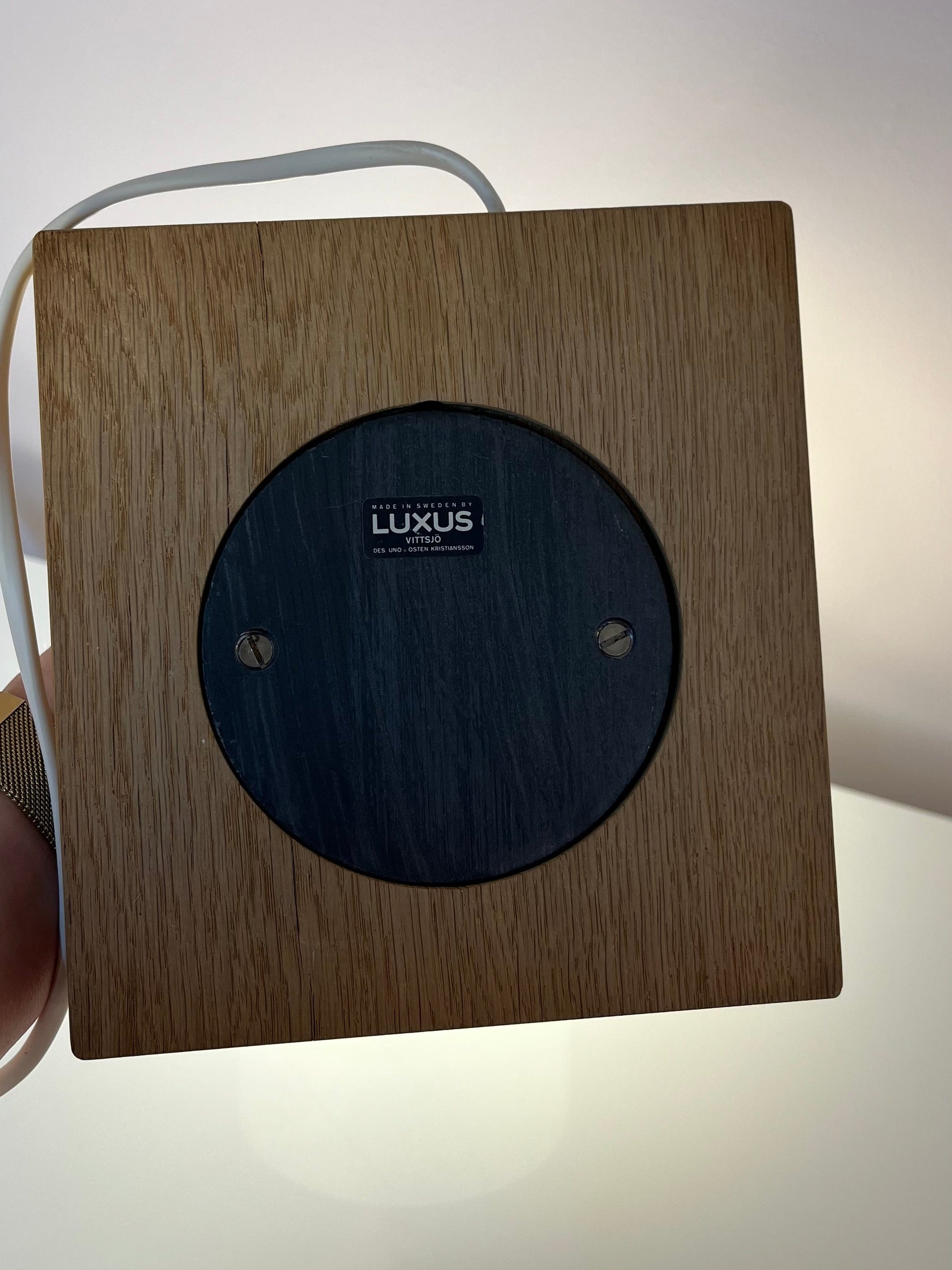 Schreibtischlampe weiß Eiche von Luxus Vittsjö