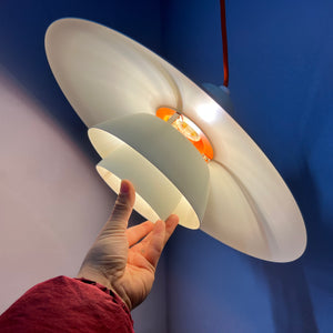 Lamellenlampe PH4 von Poul Henningsen für Louis Poulsen