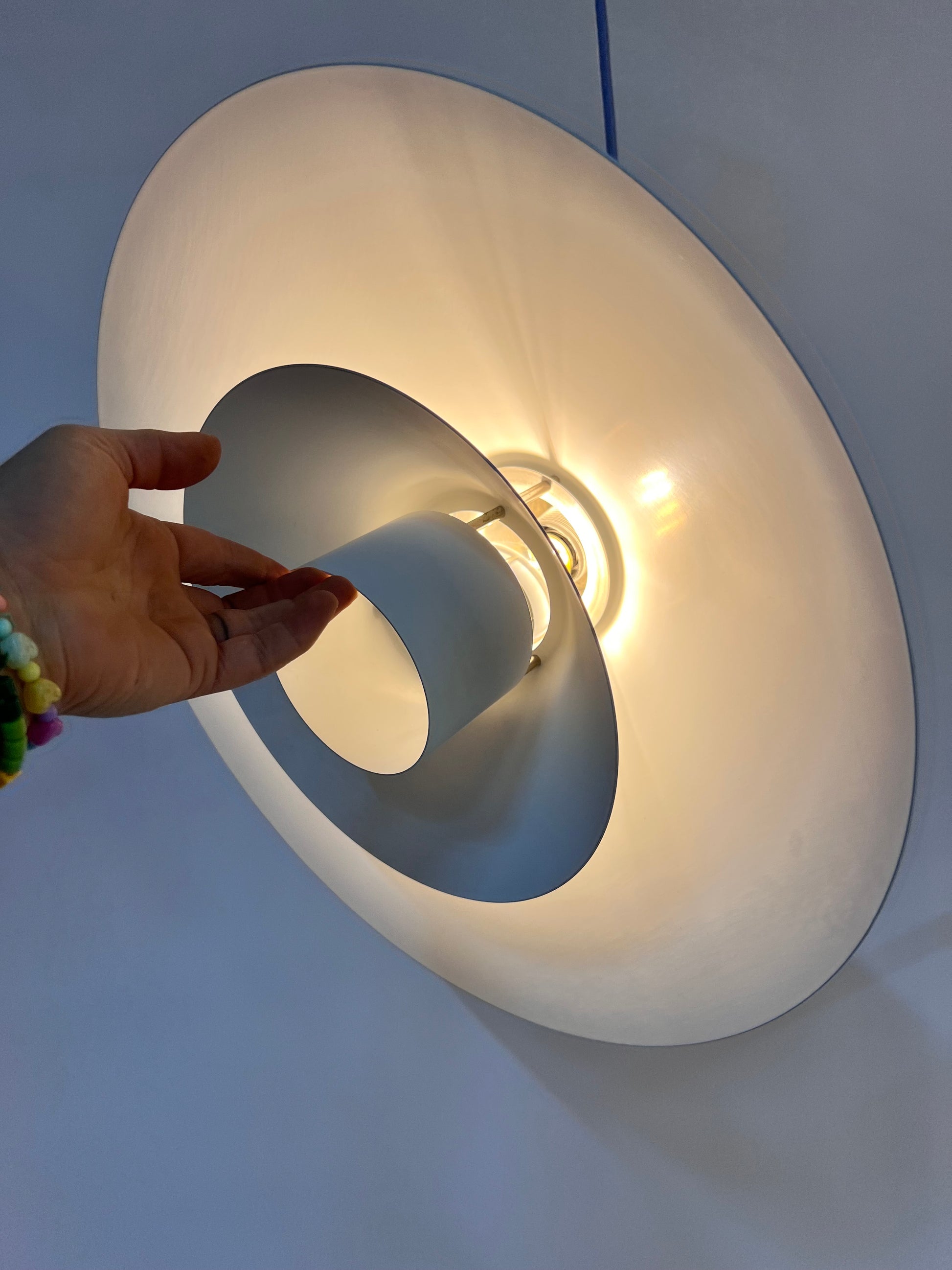 Lamellenlampe Trapez von Christian Hvidt für Nordisk Solar