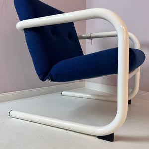 Sessel weiß blau von Friis & Moltke