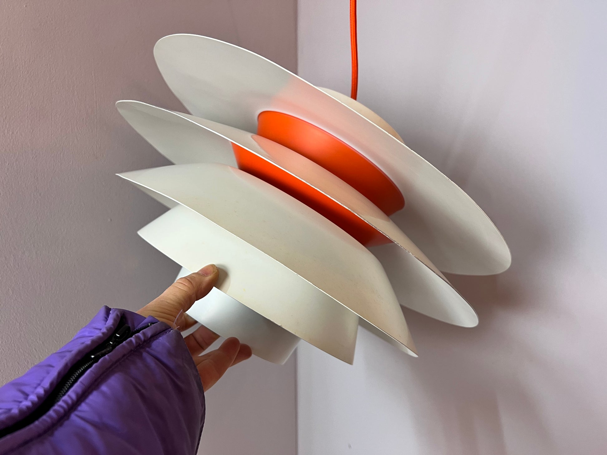 Hängelampe Verona von Svend Middelboe für Nordisk Solar