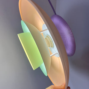 Lamellenlampe neu lackiert Dänemark