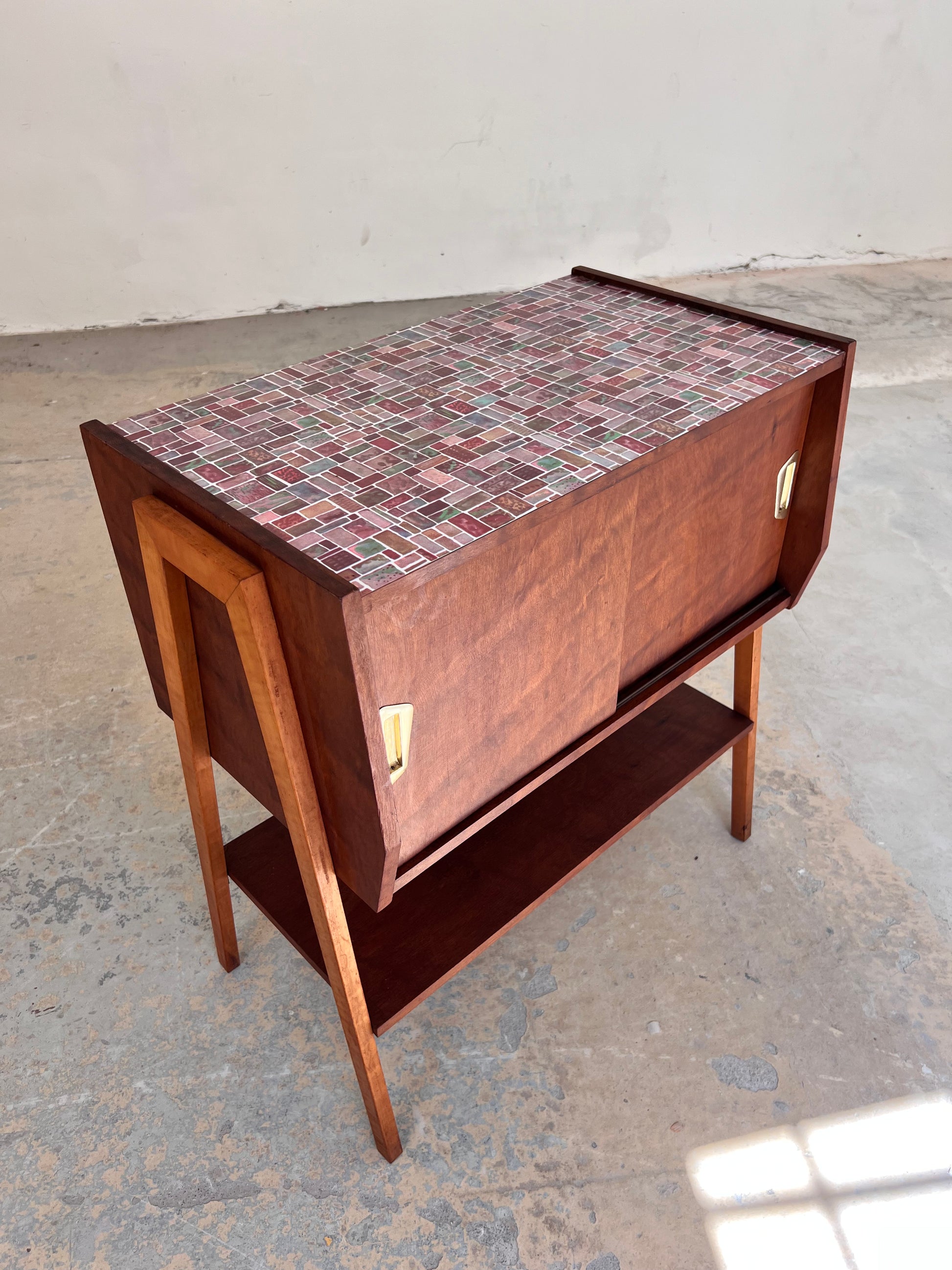 Kleiner Konsolentisch Teak aus Dänemark
