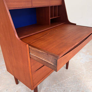 Sekretär Teak mit Schminktisch & Spiegel aus Dänemark
