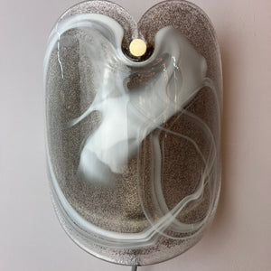 Wandlampe weiß Glas von Per Lütken für Holmegaard