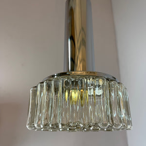Pendelleuchte Modell P105 Rauchglas Chrom von STAFF