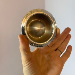 Set: 6x Eierbecher Edelstahl verchromt aus Dänemark