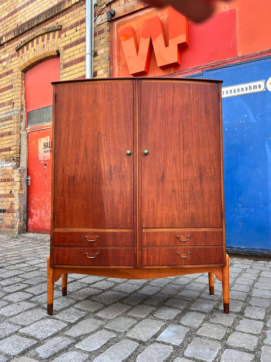 Schrank halbrund Teak aus Dänemark