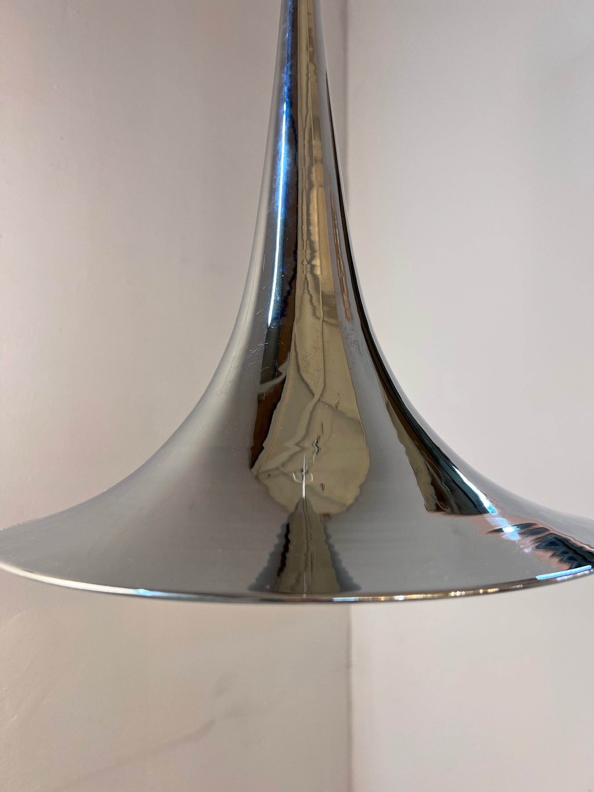 Trichterlampe Chrom Halo Tech Design
