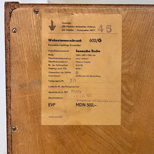 Highboard / Wohnzimmerschrank Typ 602 von Franz Ehrlich für Hellerau