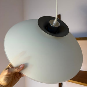 Lamellenlampe Typ T1648 Milchglas von Belid