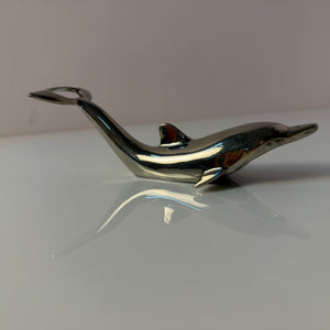 Flaschenöffner Delfin silber aus Dänemark