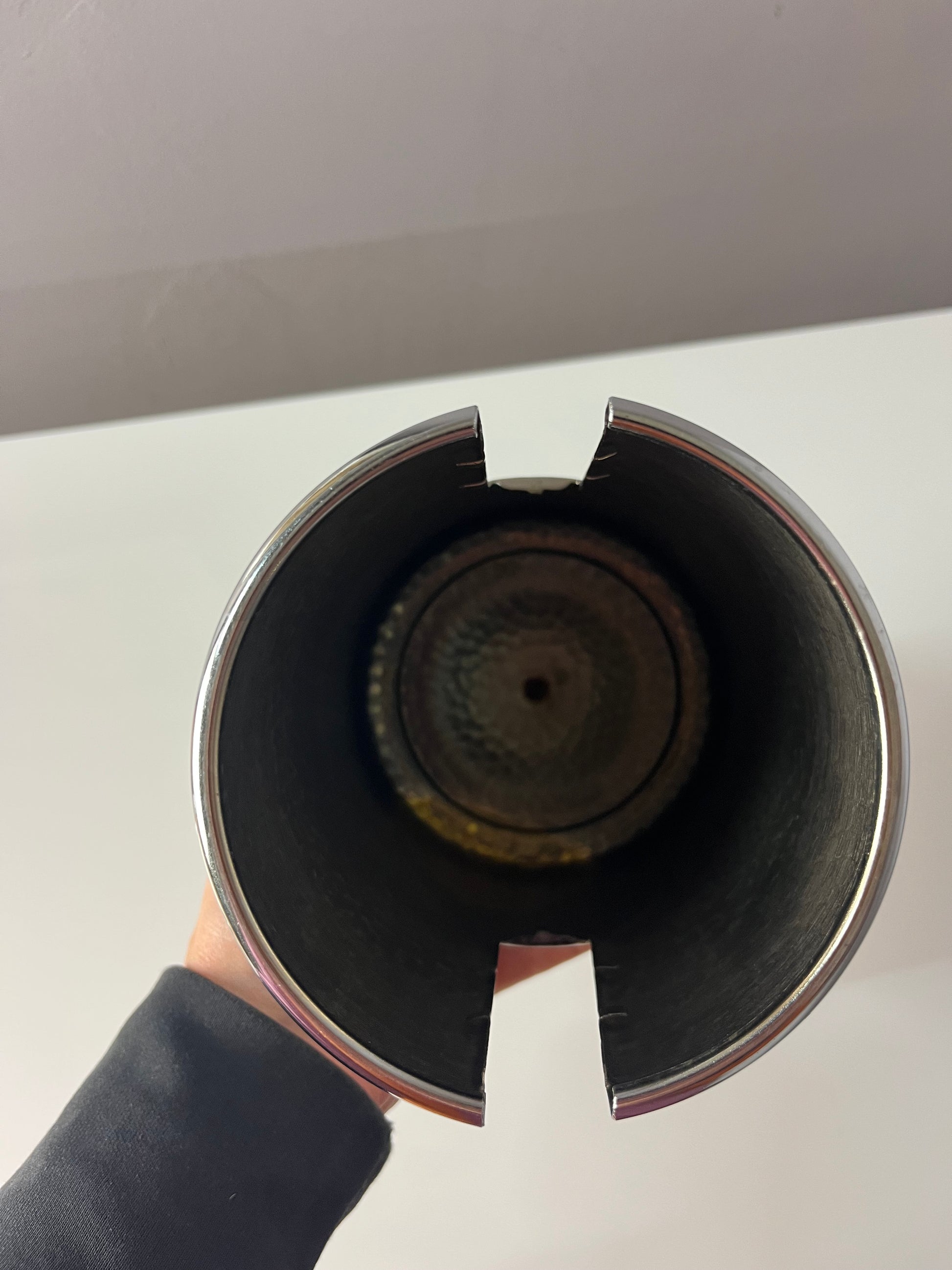 Kaffeekanne mit Warmhalter von J. Kronester Bavaria