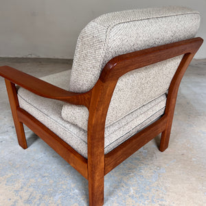 Sessel Teak & Wolle aus Dänemark