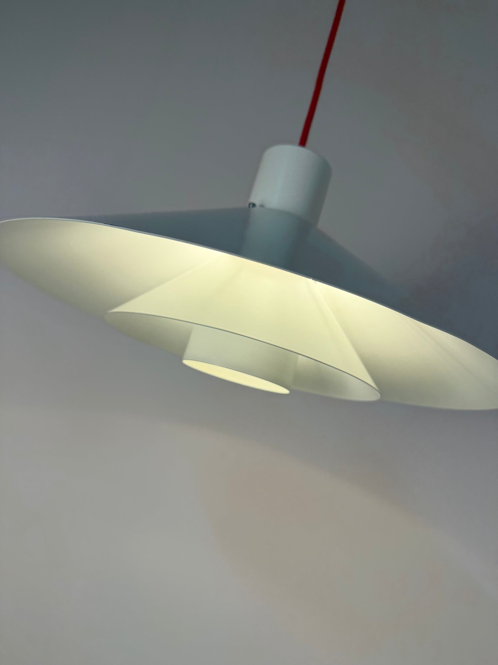 Lamellenlampe Trapez von Christian Hvidt für Nordisk Solar