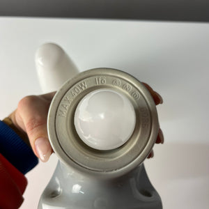 Wandlampe Modell 6035 hellgrau von Sigvard Bernadotte für Ifö