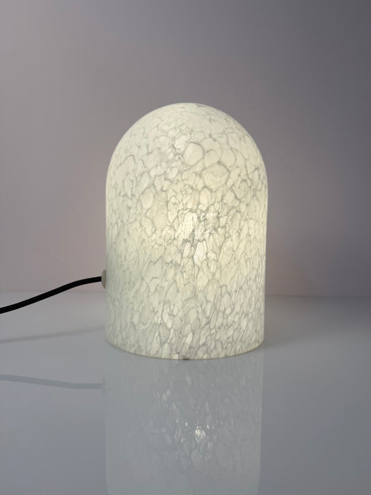 Tischlampe weiß Glas von Peill & Putzler