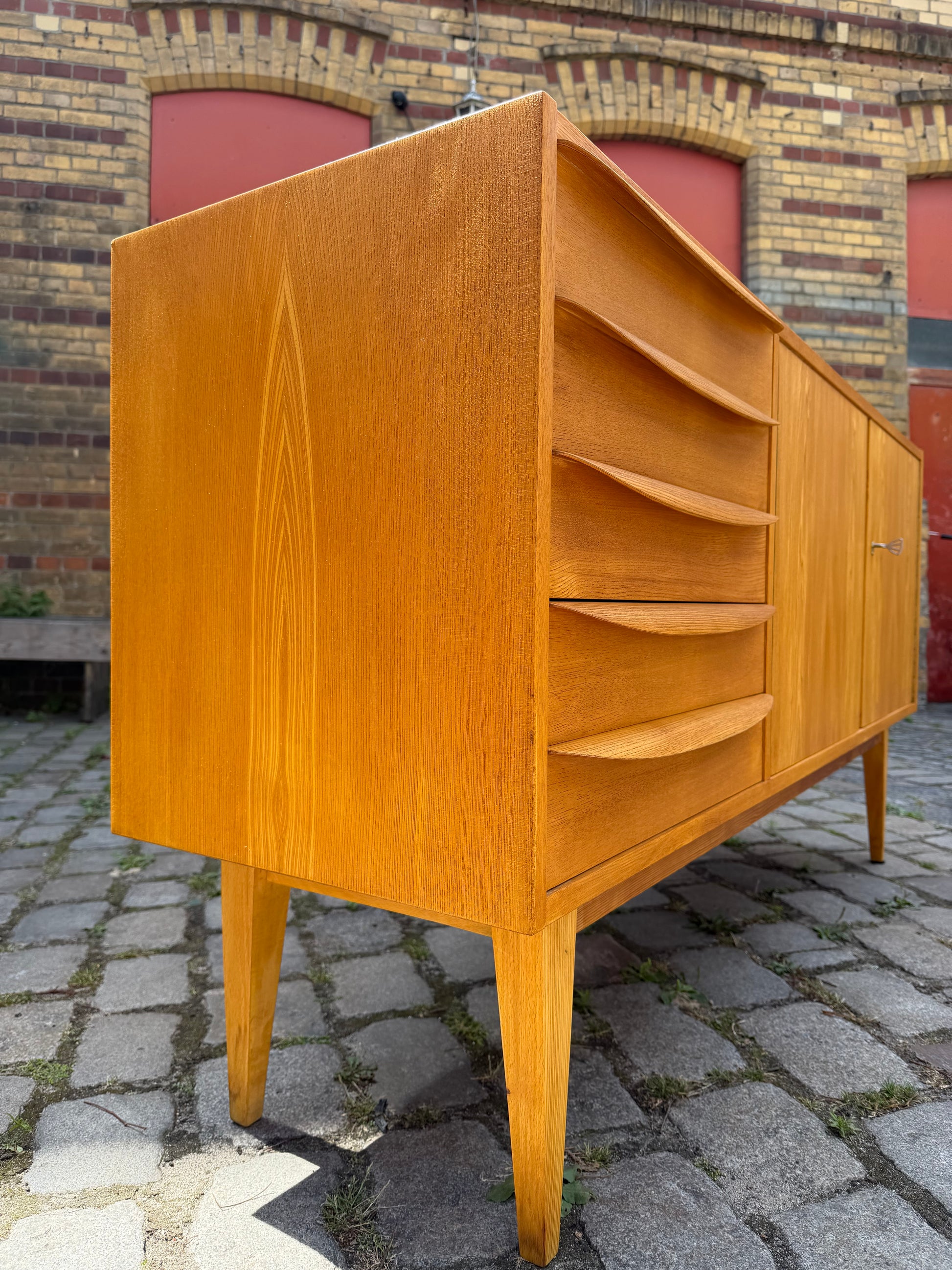 Sideboard Typ 602/K Esche von Franz Ehrlich für Hellerau