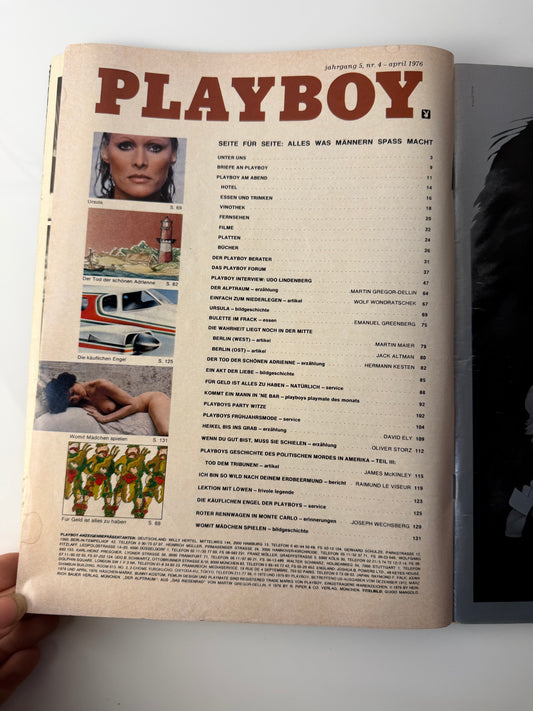 Playboy - Deutsche Ausgabe April 1976