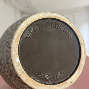 Bodenvase 613-60 weißgrau von Bay Keramik West Germany