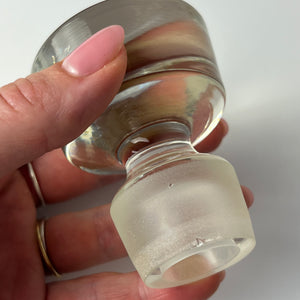 Likörkaraffe mit Stopfen Glas