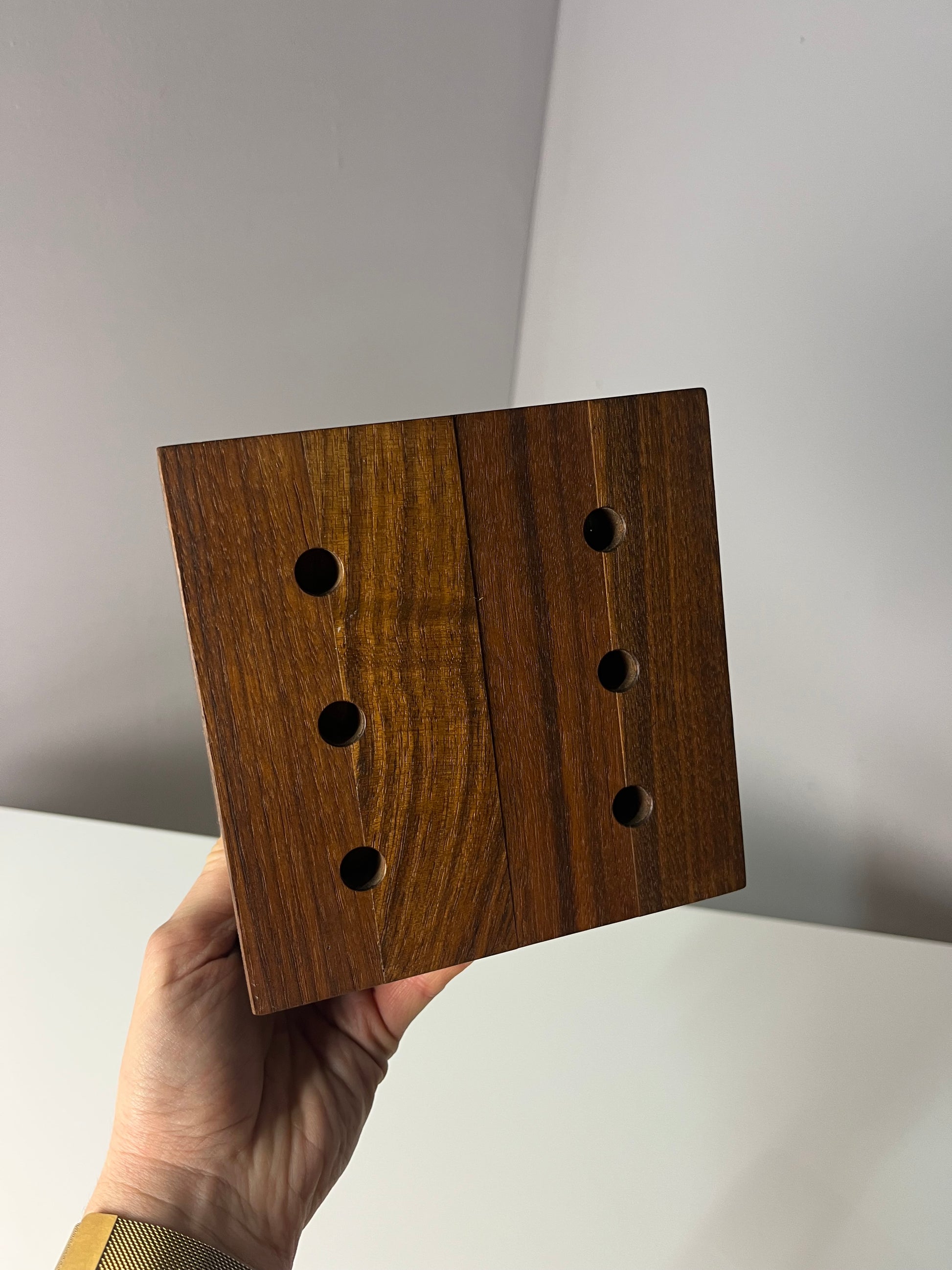 Großer Würfel Teak aus Dänemark