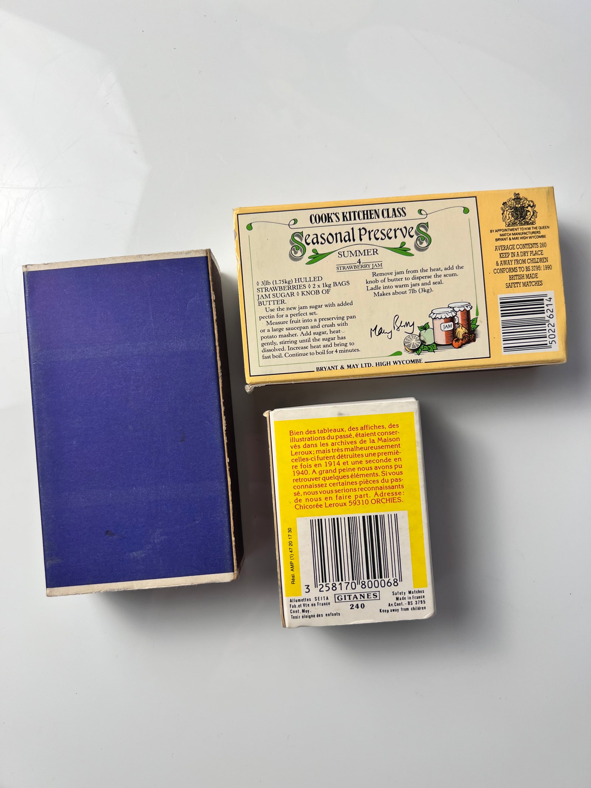 Set: Vintage Streichhölzer Grosspackungen