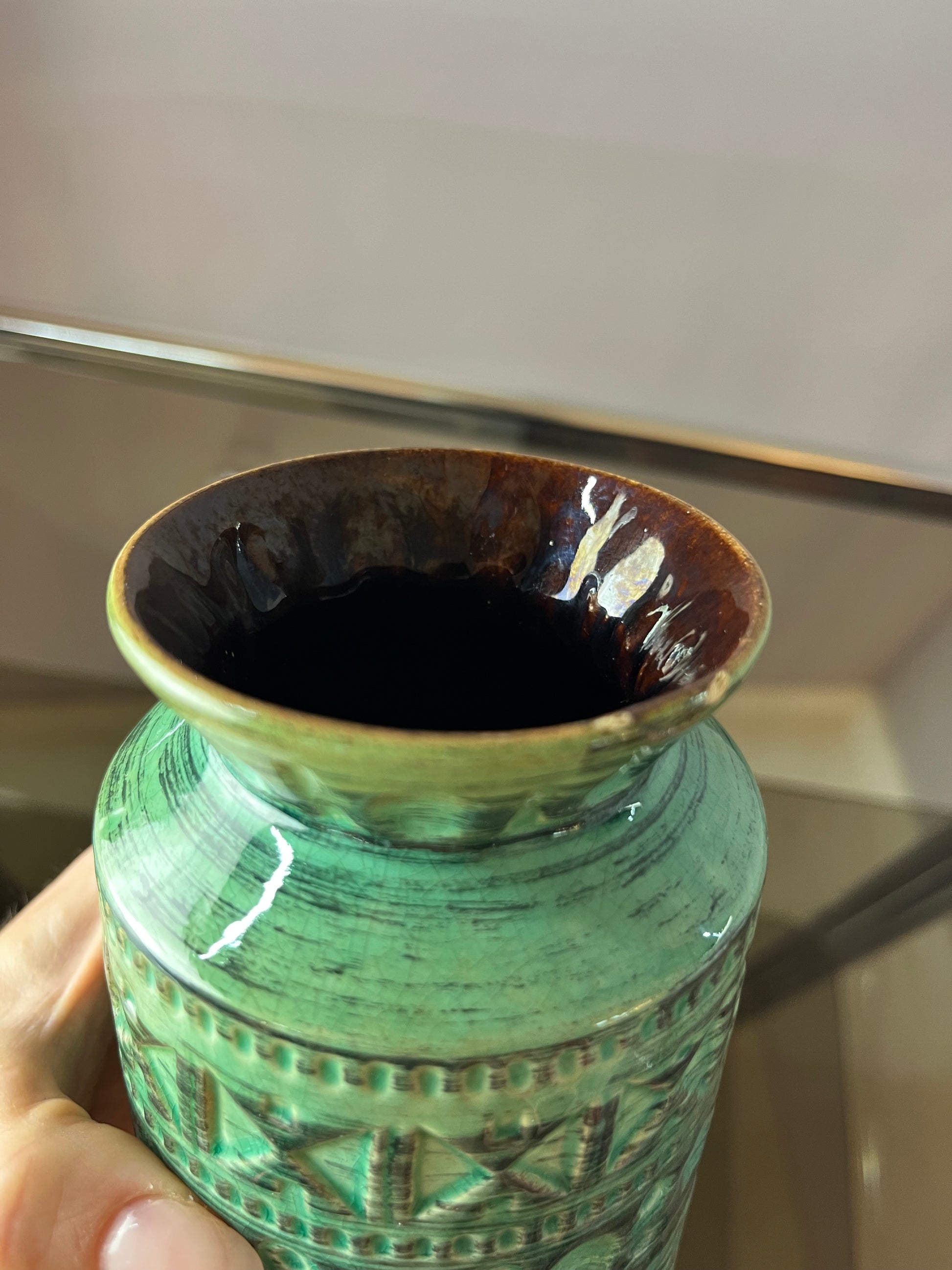 Vase 603-14 grün von Bay Keramik