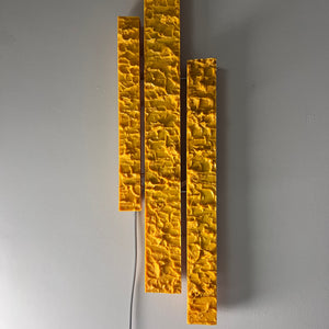 Wandlampe gelb von Uwe Mersch