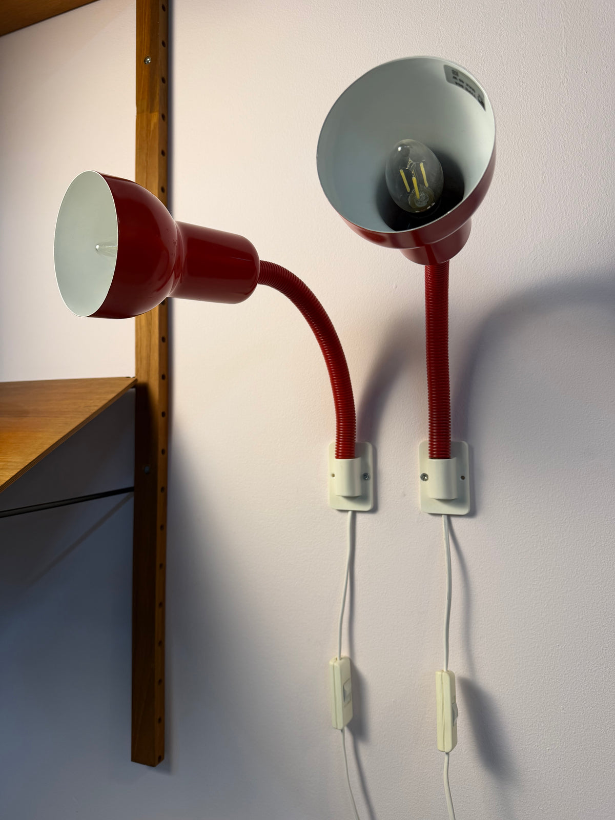 Wandlampe Type 504 rot von Horn