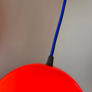 Kugellampe Kunststoff orange
