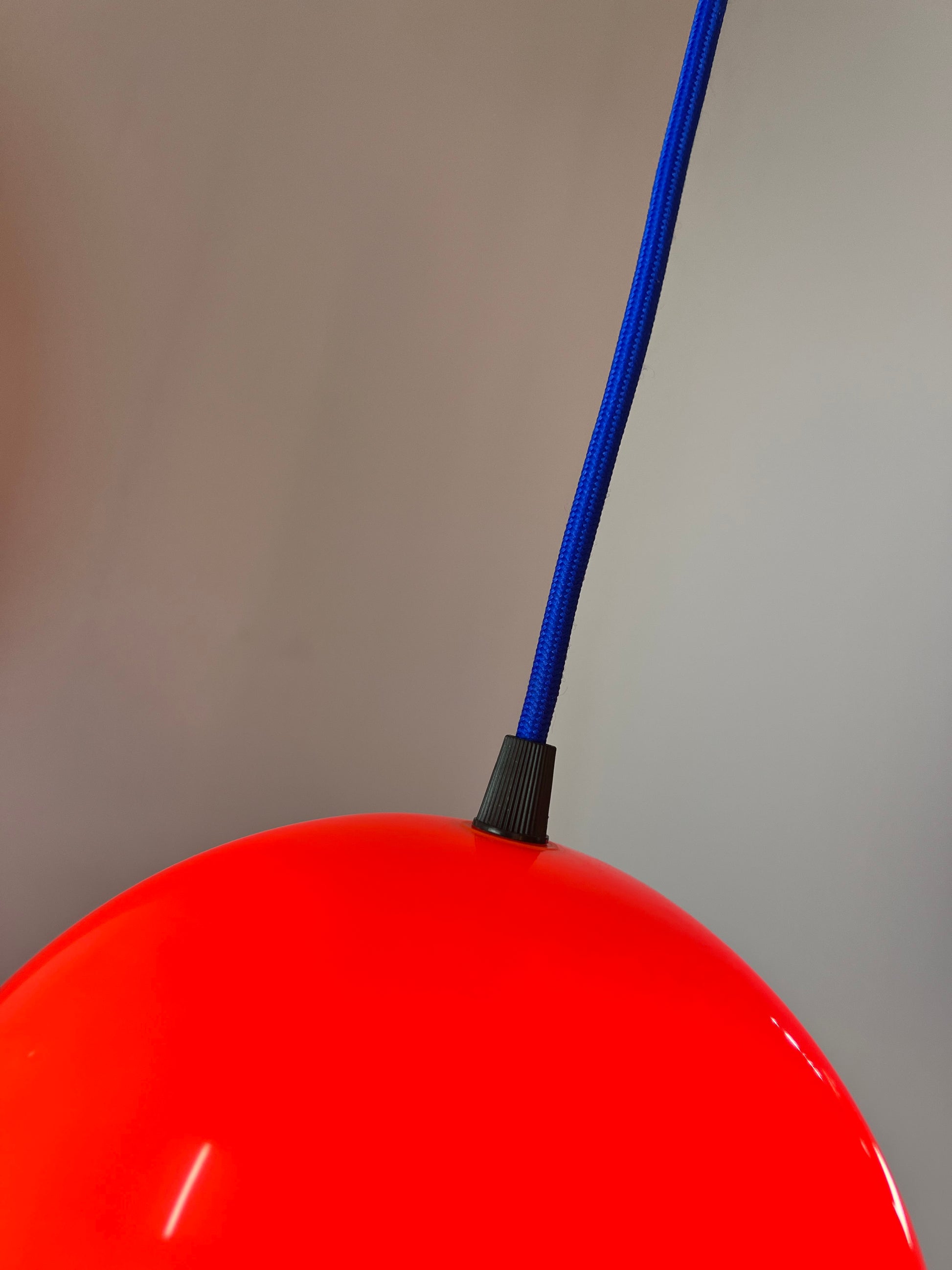 Kugellampe Kunststoff orange