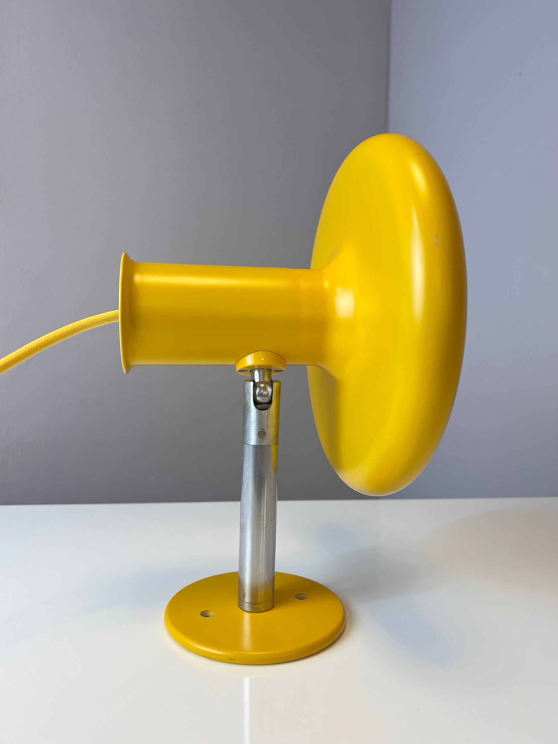 Wandlampe Optima gelb von Hans Due für Fog & Mørup