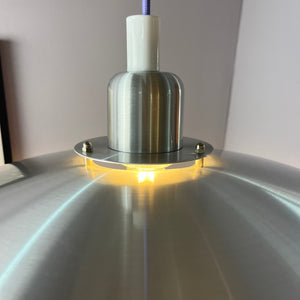 Lamellenlampe silber weiß aus Dänemark